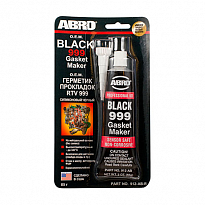 ABRO герметик прокладок ЧЕРНЫЙ силиконовый 999 912-AB-RW (США) 85г 1/12шт